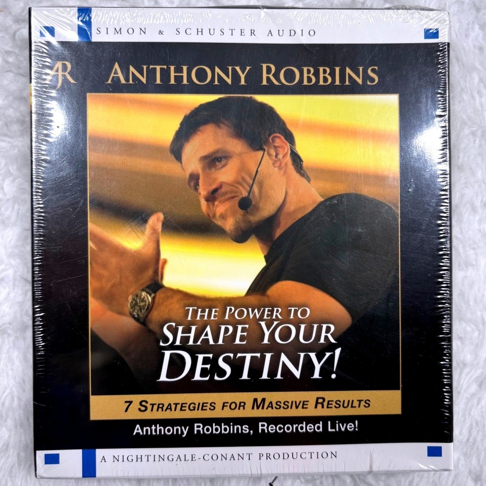 Anthony Robbins The Power to Shape Your Destiny Audio CD 5-Disc Nightingale Gift